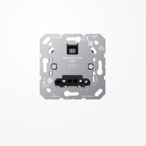 Jung 1723NE Nebenstelle 3-Draht, Spannungsversorgung, ohne Nebenstelleneingang