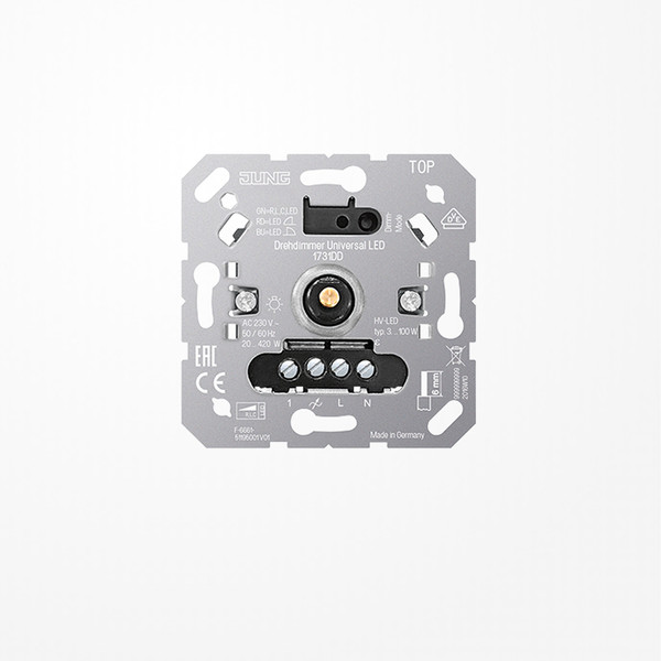 Jung 1731DD Drehdimmer Universal LED, mit Nebenstelleneingang