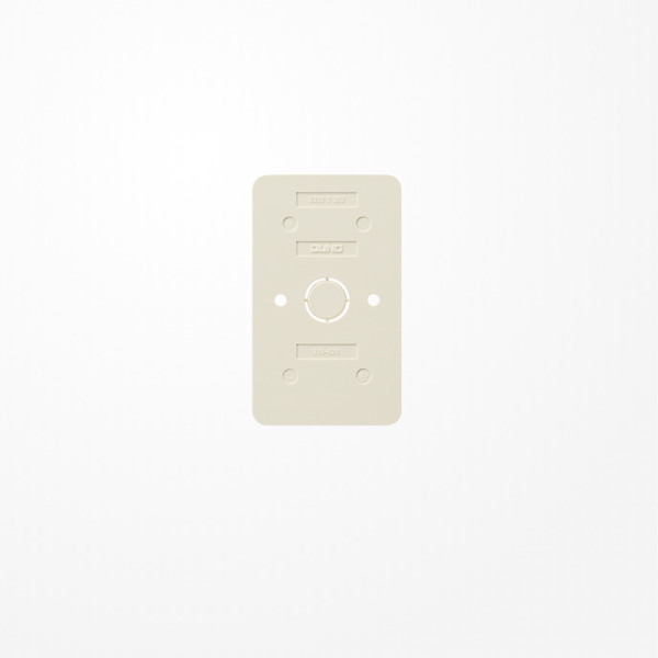 Jung 328-622 Bodenplatte 2fach, AP 600, weiß