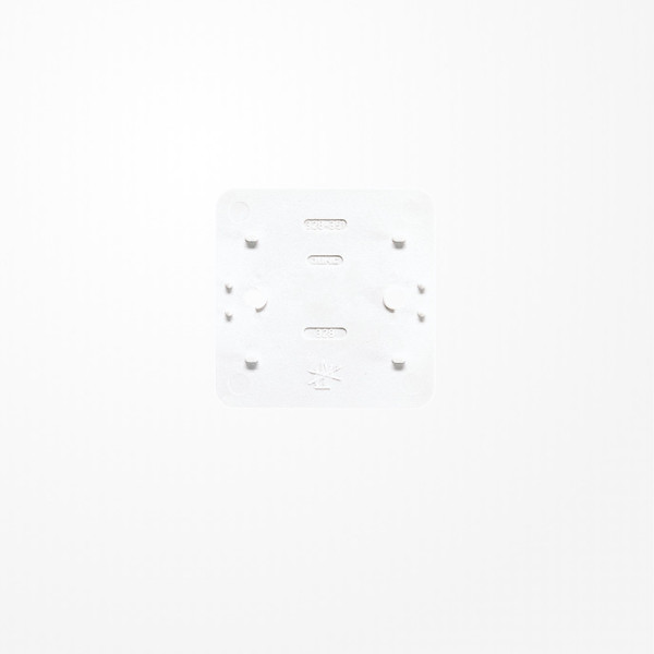 Jung 328WW Bodenplatte 1fach, AP 600, alpinweiß