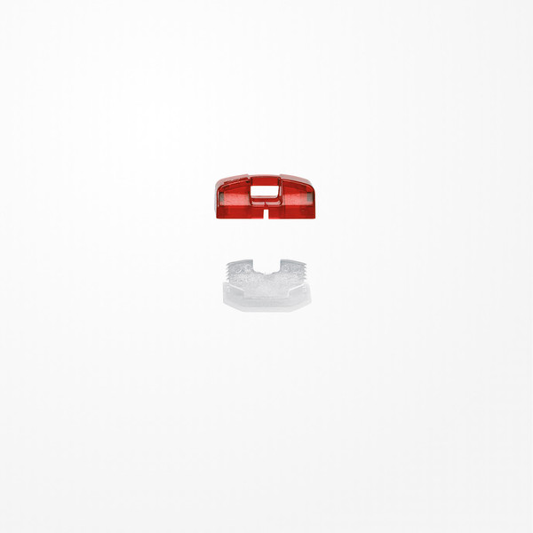 Jung 34KO5 Zugeinsatz für Wippen mit Lichtleiter (.. KO5), Thermoplast, rot