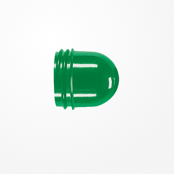 Jung 37G Schraubhaube hoch, für Leuchtmittel mit max. 54mm Gesamtlänge, Thermoplast, grün
