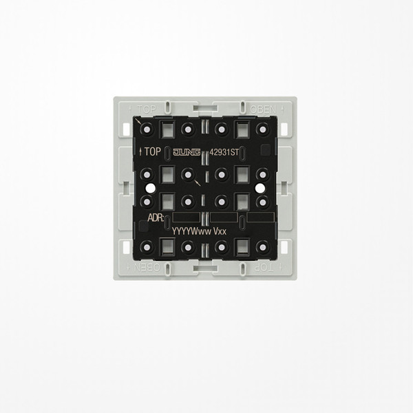 Jung 42931ST KNX Tastsensor-Modul Universal, 3fach, F40, Secure