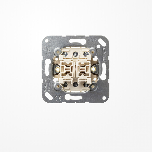 Jung 539EU Doppeltaster, 2 Wechsler, ohne Krallen