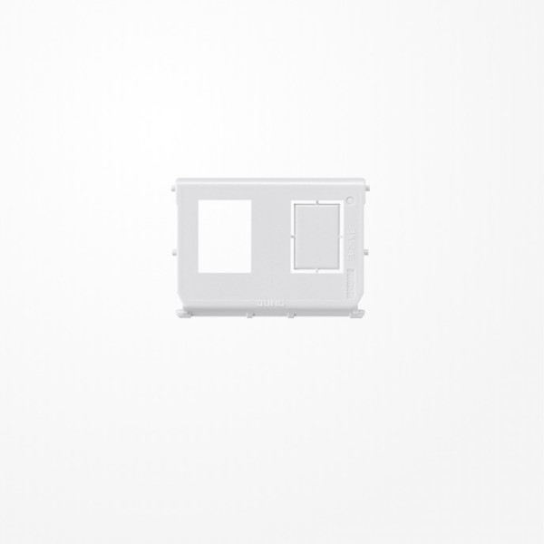 Jung 54-25WE Montage-Einsatz, 2fach, 110 Connect, RJ 45 System, geschirmt