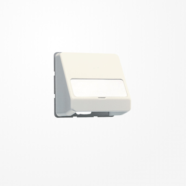 Jung 554 Datenanschlussgehäuse, mit Schriftfeld, Thermoplast, Serie CD, weiß