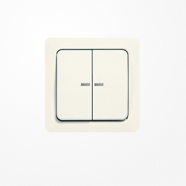 Jung 5561-5KO5 Wippe mit Lichtleiter, Duroplast, ST 550, weiß