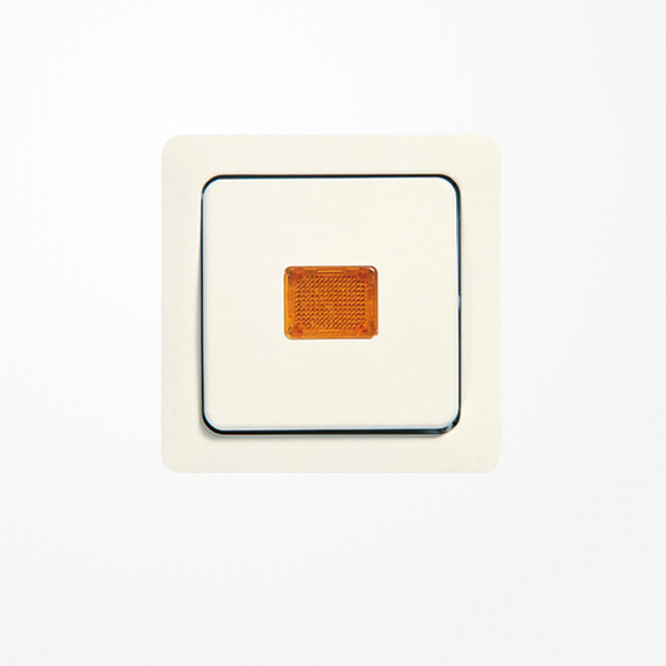 Jung 5561KO Wippe mit Lichtaustrittsfenster, Duroplast, ST 550, weiß