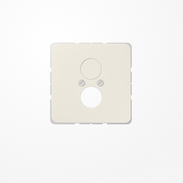 Jung 562 Abdeckung für 2 Rundsteckverbinder bis 18,5mm Ø  2fach, Duroplast, Serie CD, weiß