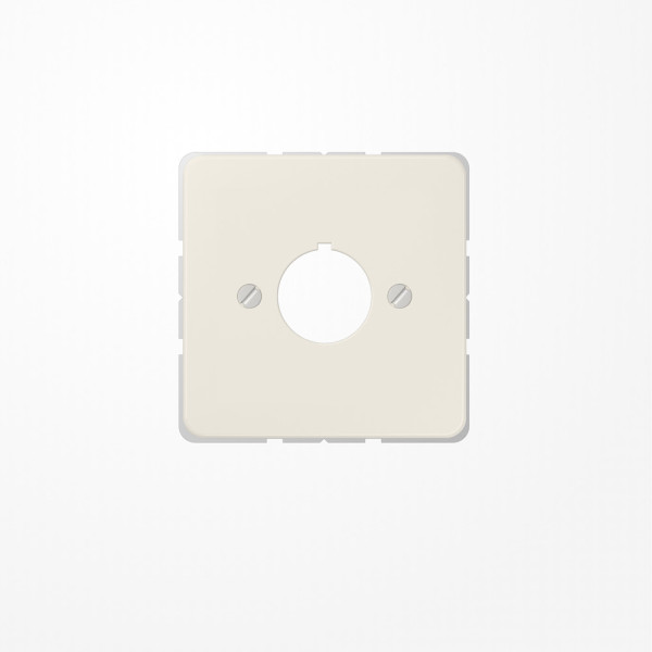 Jung 564 Abdeckung für Befehlsgeräte mit 22,5mm Ø 1fach, Duroplast, Serie CD, weiß