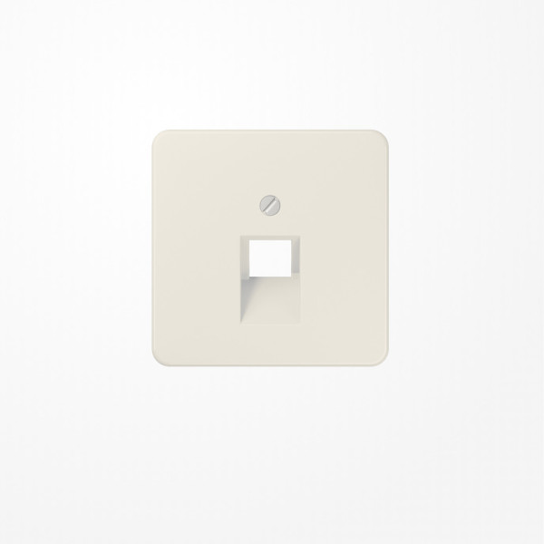 Jung 569-1UA Abdeckung für IAE/UAE-Anschlussdosen 1x8-polig, Thermoplast, Serie CD, weiß