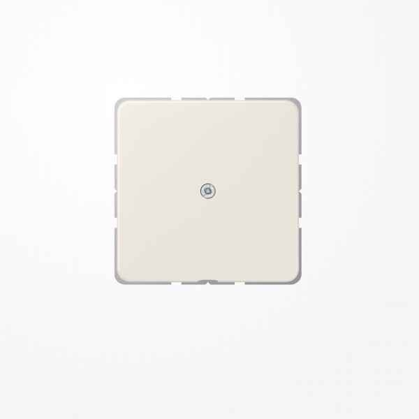 Jung 590A Leitungsauslass mit Zugentlastung, Duroplast, Serie CD, weiß