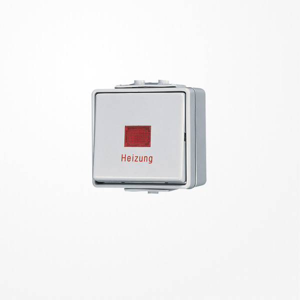Jung 606HW Heizungsschalter, Universal Aus-Wechsel,  AX 250 V ~, IP 44, WG 600
