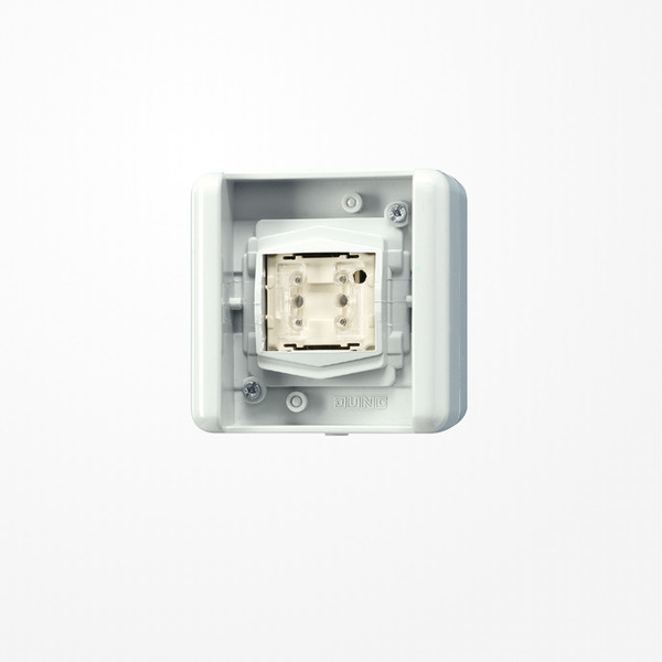 Jung 8471.02LEDW KNX Taster BA  Mittenstellung  1fach, WG 800