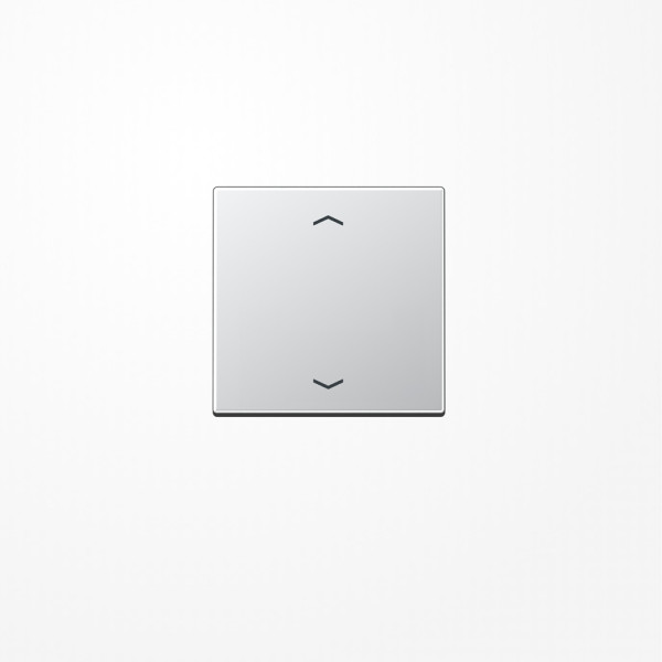 Jung A101PAL Wippe, mit Pfeilsymbolen für Taster 1fach, Duroplast lackiert, F10, Serie A, aluminium