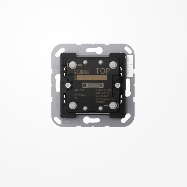 Jung A10711ST KNX Taster Standard 1fach, F10, Secure, Serie AS/A
