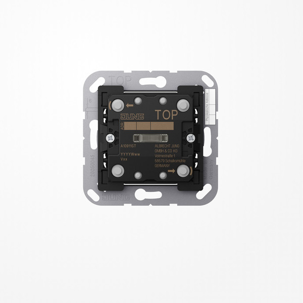 Jung A10911ST KNX Taster Universal 1fach, F10, Secure, Serie AS/A
