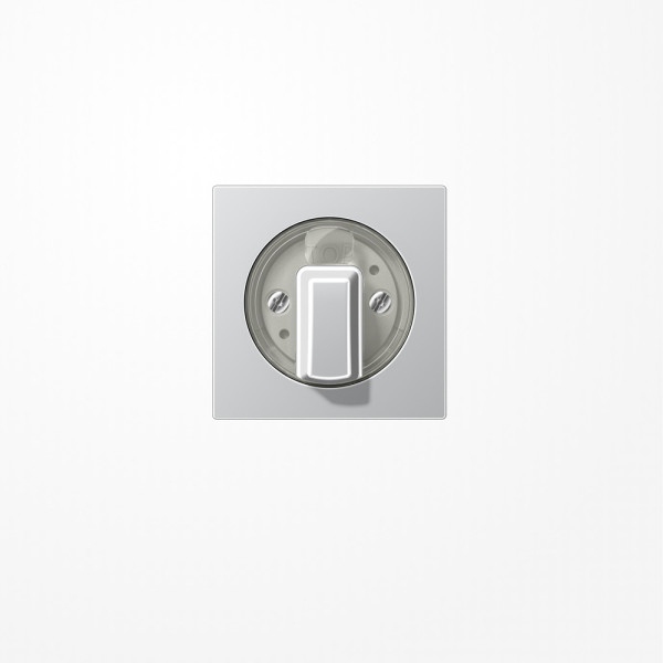 Jung A1541AL Abdeckung für Drehschalter, Duroplast lackiert, Serie A, aluminium