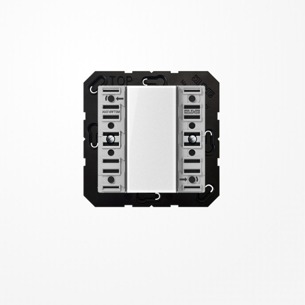 Jung A5074RFTSM KNX RF Funk-Wandsender-Modul 4fach, F50, Serie AS/A