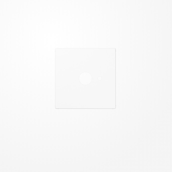 Jung A527.060WW Abdeckung für Zettler VarioLine, Serie127.xxx WC-Ruf, Serie AS/A, alpinweiß