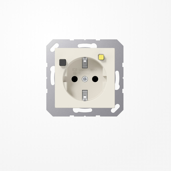 Jung A5520.30 FI-SCHUKO-Steckdose (RCD) 30 mA, Serie AS, weiß