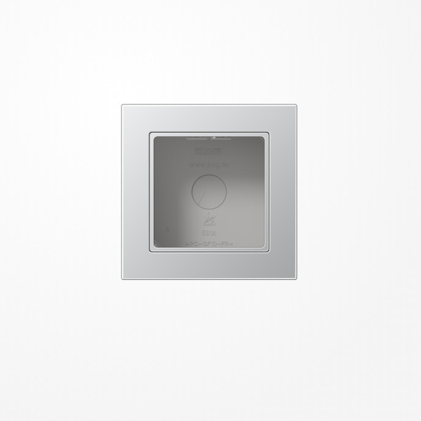 Jung A5581BFAAL Aufputz-Kappe 1fach, Thermoplast lackiert, Serie A, aluminium