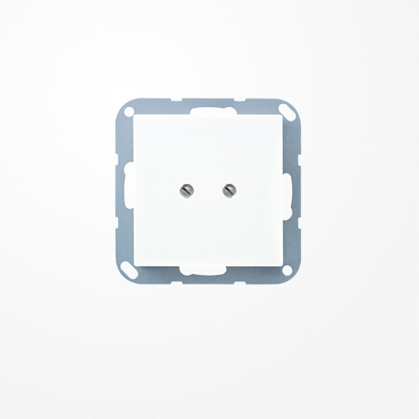 Jung A561BWW Blind-Abdeckung (geschraubt), Duroplast, Serie AS/A, alpinweiß