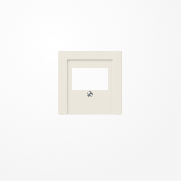 Jung A569PLT Abdeckung für TAE-Anschlussdosen 1fach, Duroplast, Serie AS, weiß