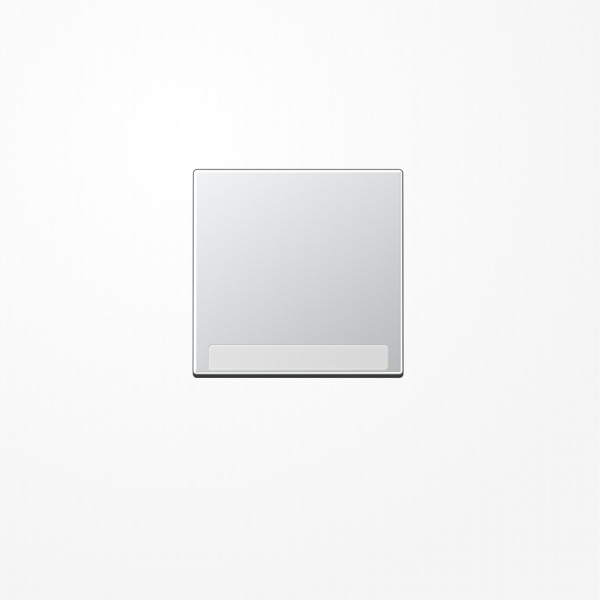 Jung A590BFNAAL Wippe, mit Schriftfeld, Thermoplast lackiert, Serie A, aluminium