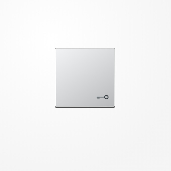 Jung A590TAL Wippe, Symbol Tür, Duroplast lackiert, Serie A, aluminium