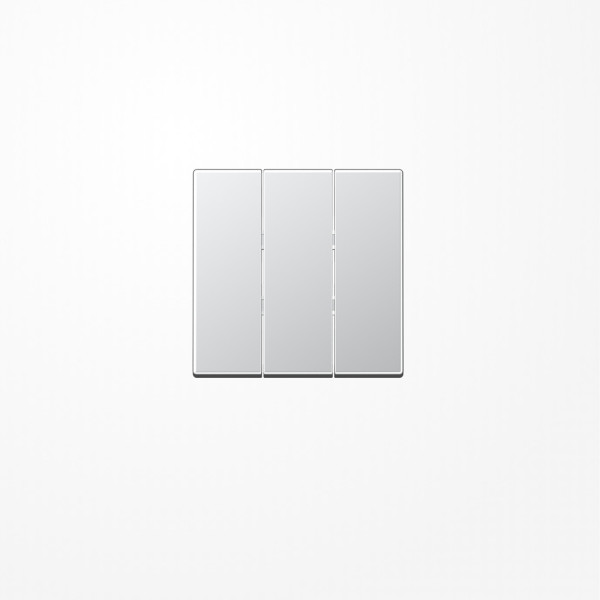 Jung A593BFAL Wippe, Thermoplast lackiert, Serie A, aluminium