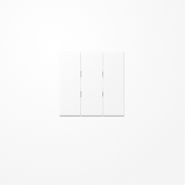 Jung A593BFWWM Wippe, Thermoplast lackiert, Serie A, schneeweiß matt