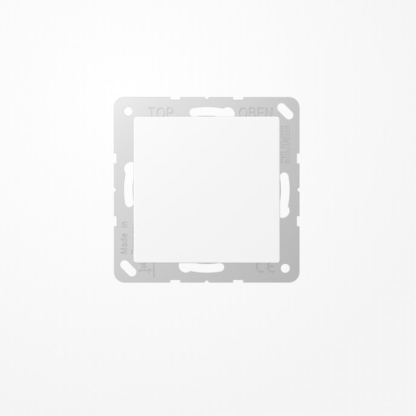 Jung A594-0WWM Blind-Abdeckung (gerastet), Thermoplast lackiert, Serie A, schneeweiß matt