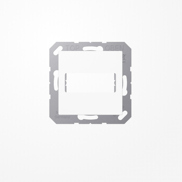 Jung A594-1915WW Abdeckung für 1 D-Subminiatur-Steckverbinder, 9-/15-polig, Serie AS/A, alpinweiß