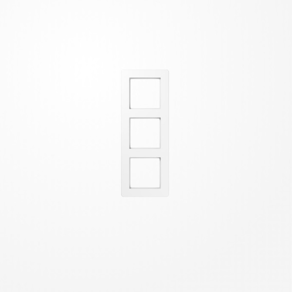 Jung AF583BFWW Rahmen 3fach, senkrechte und waagerechte Montage, Thermoplast, A FLOW, alpinweiß