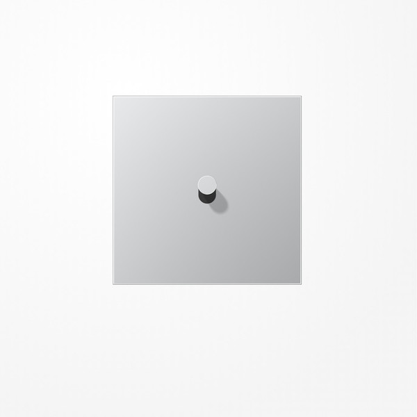 Jung AL12-0K0 Abdeckung mit Kipphebel Kegel, 1 Kipphebel, Serie LS 1912, Aluminium