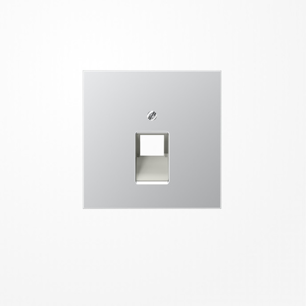 Jung AL2969-1UA Abdeckung für IAE/UAE-Anschlussdosen 1x8-polig, Serie LS, Aluminium