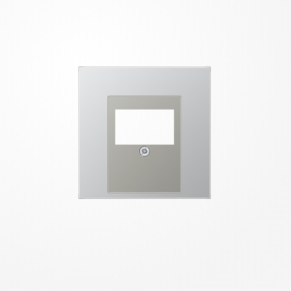 Jung AL2969T Abdeckung für TAE-Anschlussdosen 1fach, Serie LS, Aluminium