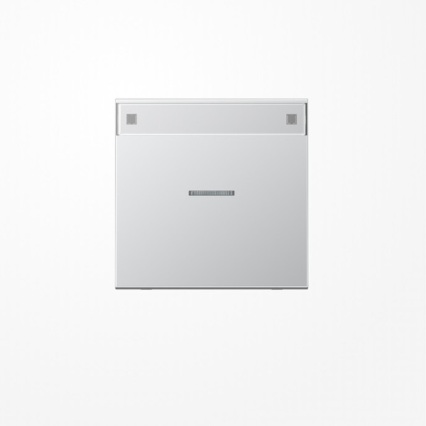 Jung AL2990NAKO5 Wippe mit Lichtleiter, mit Schriftfeld, Serie LS, Aluminium