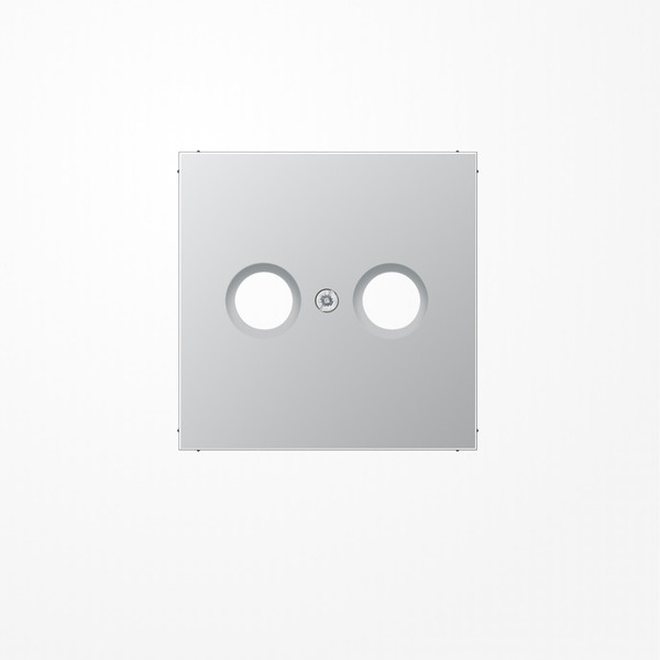 Jung AL2990TV Abdeckung für Antennendosen 1fach, Serie LS, Aluminium