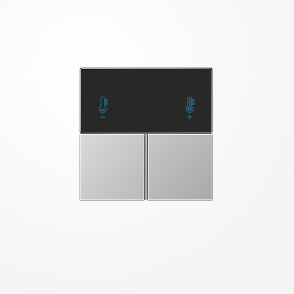 Jung AL4093TSA Tastensatz 3fach, F40 Raumcontroller, Serie LS, Aluminium