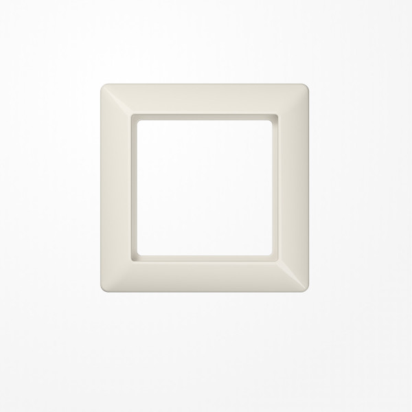 Jung AS581 Rahmen 1fach, senkrechte und waagerechte Montage, Duroplast, AS 500, weiß