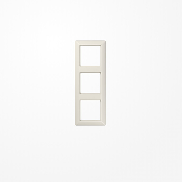 Jung AS583 Rahmen 3fach, senkrechte und waagerechte Montage, Duroplast, AS 500, weiß