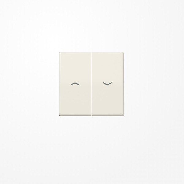 Jung AS591-5PBF Wippe, mit Pfeilsymbolen, Thermoplast, Serie AS, weiß