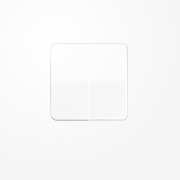 Jung CD102WW Wippe für KNX Taster, Duroplast, F10, Serie CD, alpinweiß