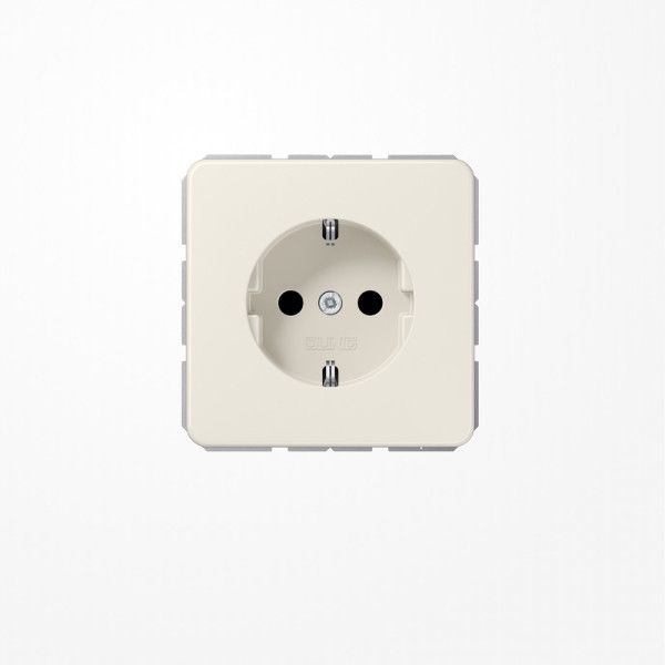 Jung CD1520 SCHUKO-Steckdose, 16 A 250 V ~, Duroplast, Serie CD, weiß