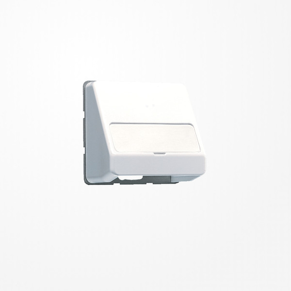 Jung CD554WW Datenanschlussgehäuse, mit Schriftfeld, Thermoplast, Serie CD, alpinweiß