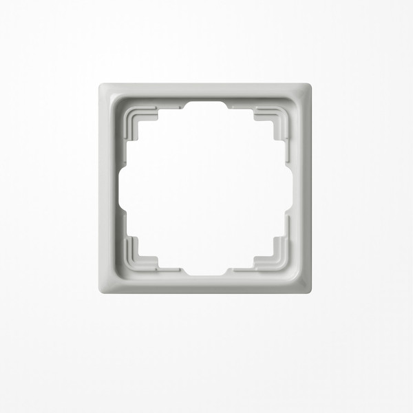 Jung CD581KLG Rahmen für Kabelkanal-Installation 1fach, senkrechte und waagerechte Montage, Thermoplast, Kabelkanal CD, lichtgrau