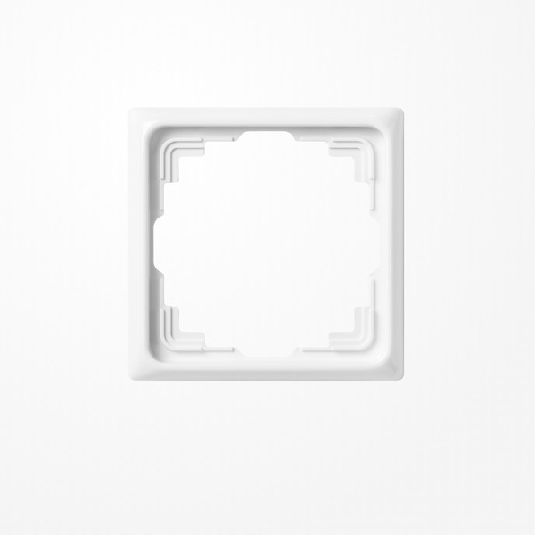 Jung CD581KWW Rahmen für Kabelkanal-Installation 1fach, senkrechte und waagerechte Montage, Thermoplast, Kabelkanal CD, alpinweiß