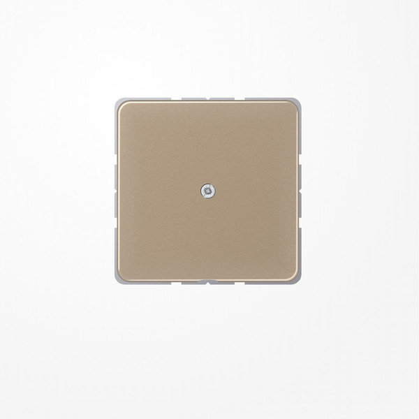 Jung CD590AGB Leitungsauslass mit Zugentlastung, Aluminium eloxiert, Serie CD, gold-bronze